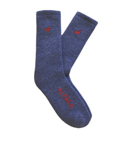 Alpaca Socks - Everest Outdoor Unsex Baby Alpaca Socks: Denim