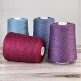 Revolution Fibers Zephira Wool-Silk 1lb Cones | 2/18 Lace Weight Yarn | 50% Superfine Merino Wool & 50% Tussah Silk