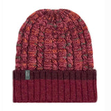 Alpaca Beanie - Braided - Scarlet