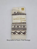 WUAMAN - Alpaca - Fair Isle Alpaca Socks | Full Cushion | Crew Sock | NEW ITEM