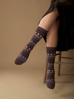 WUAMAN - Alpaca - Alpaca Socks | Light Cushion Socks | Crew Socks