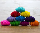 Mixed Merino Wool Variety Pack | Beautiful Brights (Multicolored) 250 Grams, 23 Micron