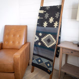 Andean Alpaca Wool Blanket - Midnight