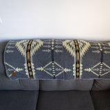 Andean Alpaca Wool Blanket - Cloud