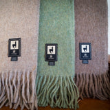 Alpaca Wool Throw Blanket - Solid Colors