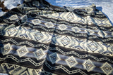Andean Alpaca Wool Blanket - Slate