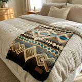 Andean Alpaca Wool Blanket - Inca