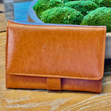 Premium Rosewood Crochet Hooks Set with Leather Carrying Case | 13 Crochet Hooks Size US E - P