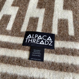 Alpaca Wool Throw Blanket - Alpaca Design