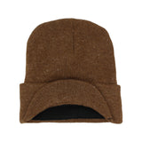Brimmed Alpaca Knit Radar Mash Hat