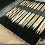 Driftwood 10" Straight Needle Set | With Carrying Case