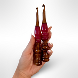 Starlight Ergonomic Crochet Hooks | Rosewood & Resin