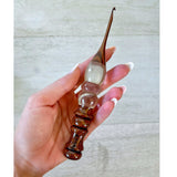 Starlight Ergonomic Crochet Hooks | Rosewood & Resin