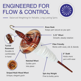 Premium Top Whorl Drop Spindle