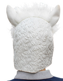 Alpaca Head Latex Party Mask