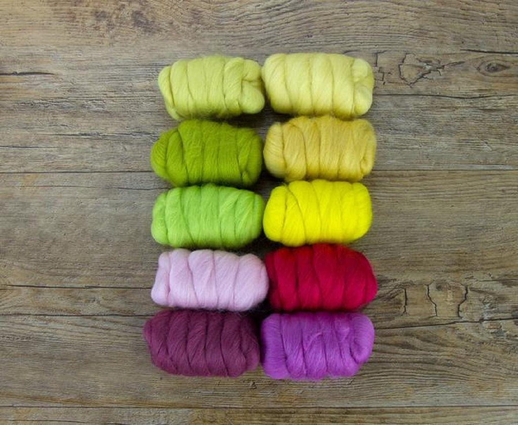 Mixed Merino Wool Variety Pack | Spring Blossom (Multicolored) 250 Gra ...