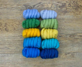Mixed Merino Wool Variety Pack | Summer Holiday (Multicolored), 250 Grams, 23 Micron