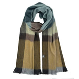 Shupaca Alpaca - NEW! Alpaca Plaid Scarf - Golden Coast