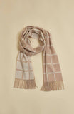 Baby Alpaca Scarf | Loom Weaving: Grey