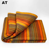 Alpaca Bed Blanket - Striped