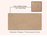 Home Decor Wooden Plaque