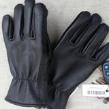 Alpaca Knit Lined Cowhide Leather Gloves - Alpaca Made in the USA