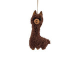 Alpaca Puff Plush Ornaments