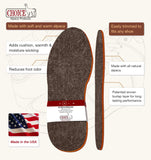 American Choice Alpaca Foot Warmers - Shoe Inserts - Insoles