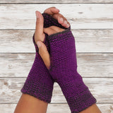 Alpaca Gloves - Trail - Mulberry