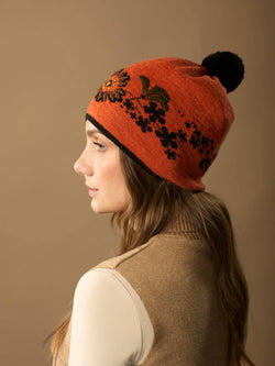 WUAMAN - Alpaca - Julia Alpaca Hat | Hand Embroidery | Fall