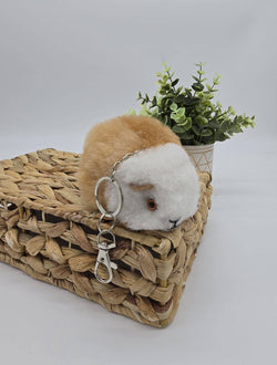 WUAMAN - Alpaca - Guinea Pig Keychain | Purse Accessory | Backpack Accessory