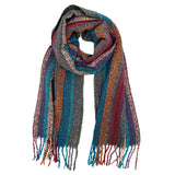 Shupaca Alpaca - NEW! Fringe Alpaca Scarf - Boucle - Eucalyptus