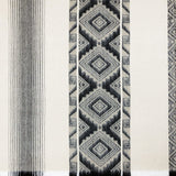 Black Grey Diamonds Alpaca Poncho