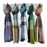 Shupaca Alpaca - NEW! Alpaca Plaid Scarf - Mocha