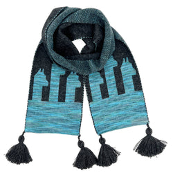 NEW! Kid's Alpaca Scarves - Pacas - Aqua Paca