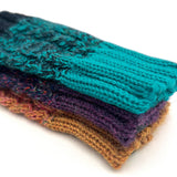 NEW! Kid's Alpaca Gloves - Braided - Violet Vortex