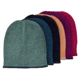 Alpaca Beanie Hat - Trail - Mulberry