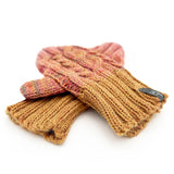 NEW! Kid's Alpaca Gloves - Braided - Sun Splash