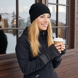 Alpaca Beanie Hat - Trail - Noir
