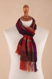 NOVICA - Novica Handmade Joyous Colors 100% Alpaca Scarf