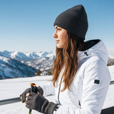 Alpaca Beanie Hat - Trail - Noir