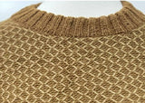 PERUVIAN PERFECTION - SW-89  Men's Sweaters Honeycomb Knit