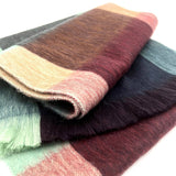 Shupaca Alpaca - NEW! Alpaca Plaid Scarf - Twilight