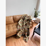 Andean Alpaca Wool Blanket - Sandstone
