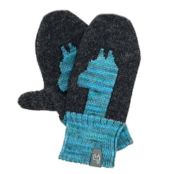 NEW! Kid's Alpaca Gloves - Pacas - Aqua Paca