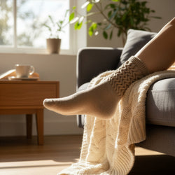 Soft Touch Therapeutic Alpaca Slouchy Socks