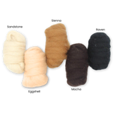 Animal Classics Carded Corriedale Wool Sliver Variety Pack