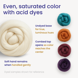 Superfine Merino Wool | 18.5 Micron Combed Top