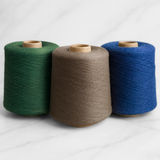 Revolution Fibers Zephira Wool-Silk 1lb Cones | 2/18 Lace Weight Yarn | 50% Superfine Merino Wool & 50% Tussah Silk