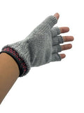 Solid Color Fingerless Alpaca Gloves